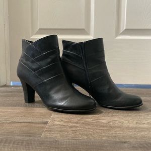 Black Heeled Ankle Boots
